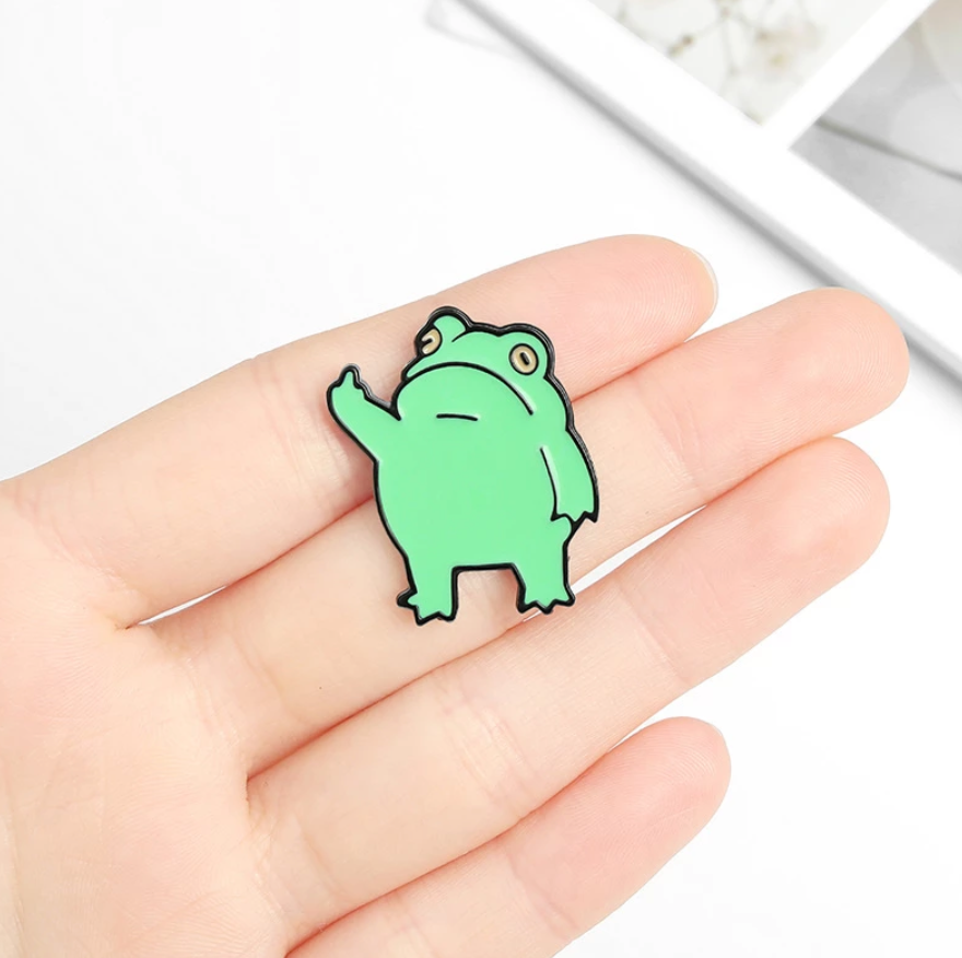Frosch Emaille Pin