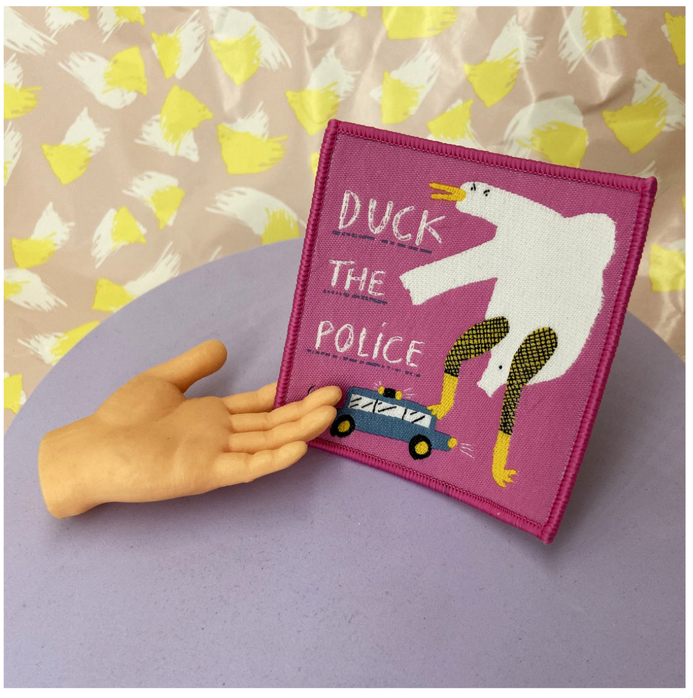 Duck the Police Aufnäher
