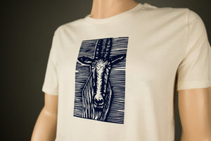 ARTCOLLCTION #2 Ziege (Flock) T-Shirt für Herren / Unisex