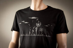 Pusteblume T-Shirt für Herren / Unisex (grauer Druck)