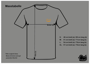 Entenphobie Shirt für Männer, Phobie Shirt, Humor T- Shirt, Enten Motiv Bio T-Shirt, toller Flock Druck, + Farbauswahl