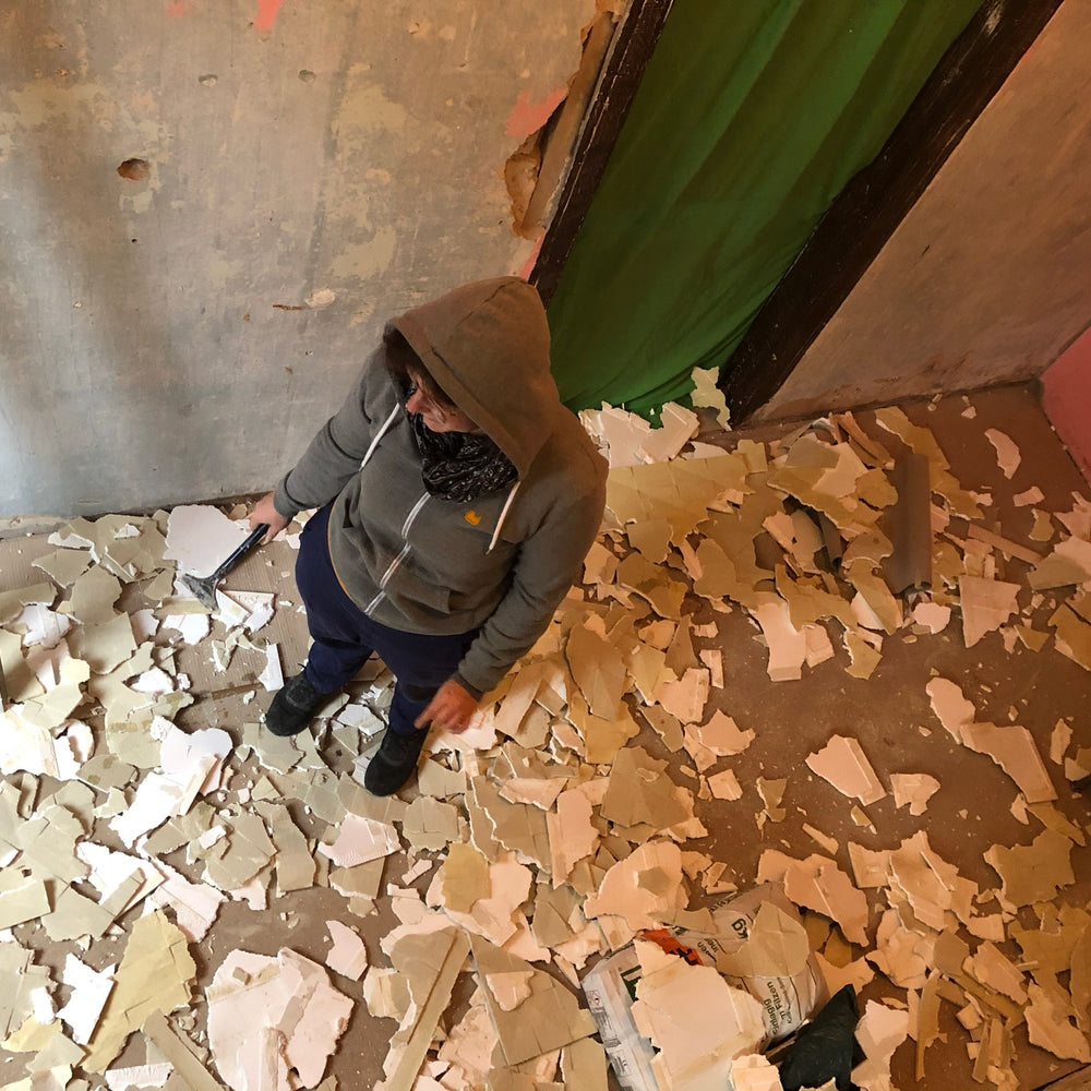 Grüße von der Laden & Atelier Baustelle