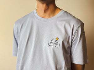 Ente auf Fahrrad T-Shirt Unisex