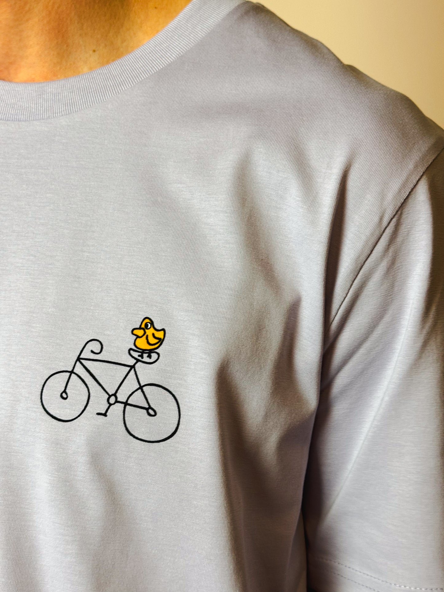 ente für fahrradlenker Ente auf Fahrrad T-Shirt Unisex – naaknaak