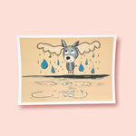 Raindeer Postkarte