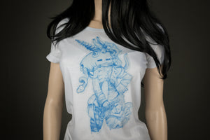 
            
                Load image into Gallery viewer, ARTCOLLCTION # 1 unicorn (exposed) t-shirt for women
            
        