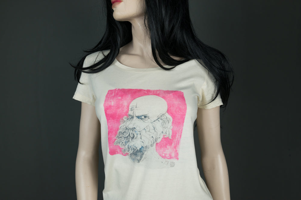 ARTCOLLCTION # 1 The Bearded (exposed) t-shirt for women
