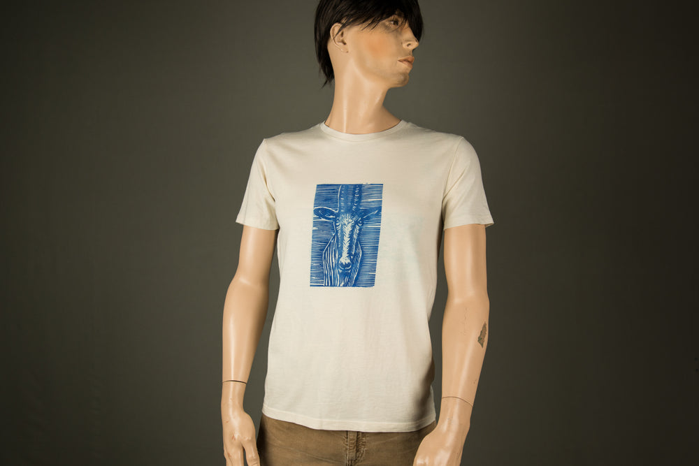 ARTCOLLCTION #2 Ziege (belichtet) T-Shirt für Herren / Unisex