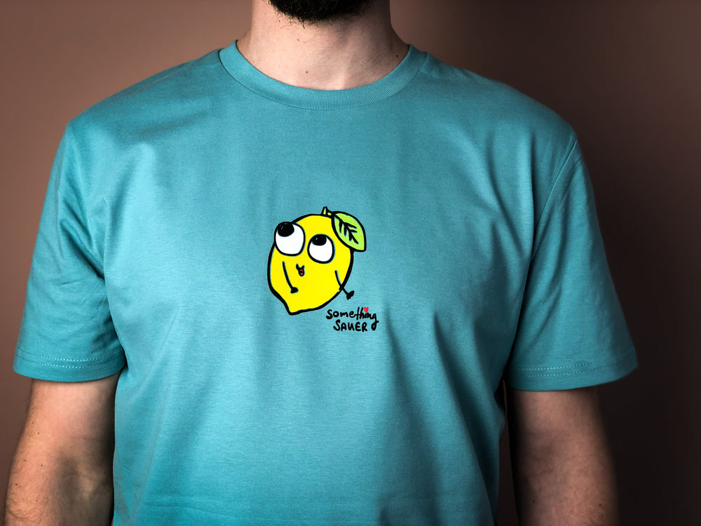Something Sauer Zitronen T-Shirt für Herren / Unisex