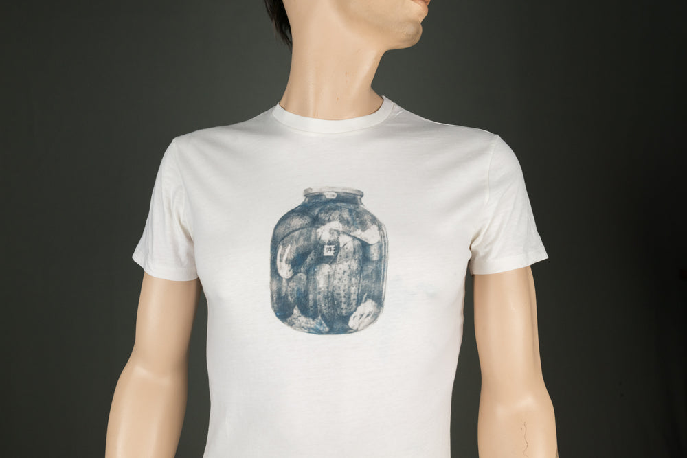 
            
                Load image into Gallery viewer, ARTCOLLCTION # 1 cucumber (exposed) t-shirt for men
            
        
