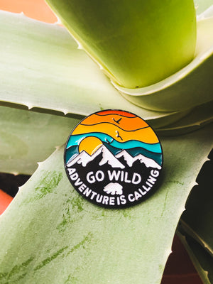 Go Wild Emaille Pin
