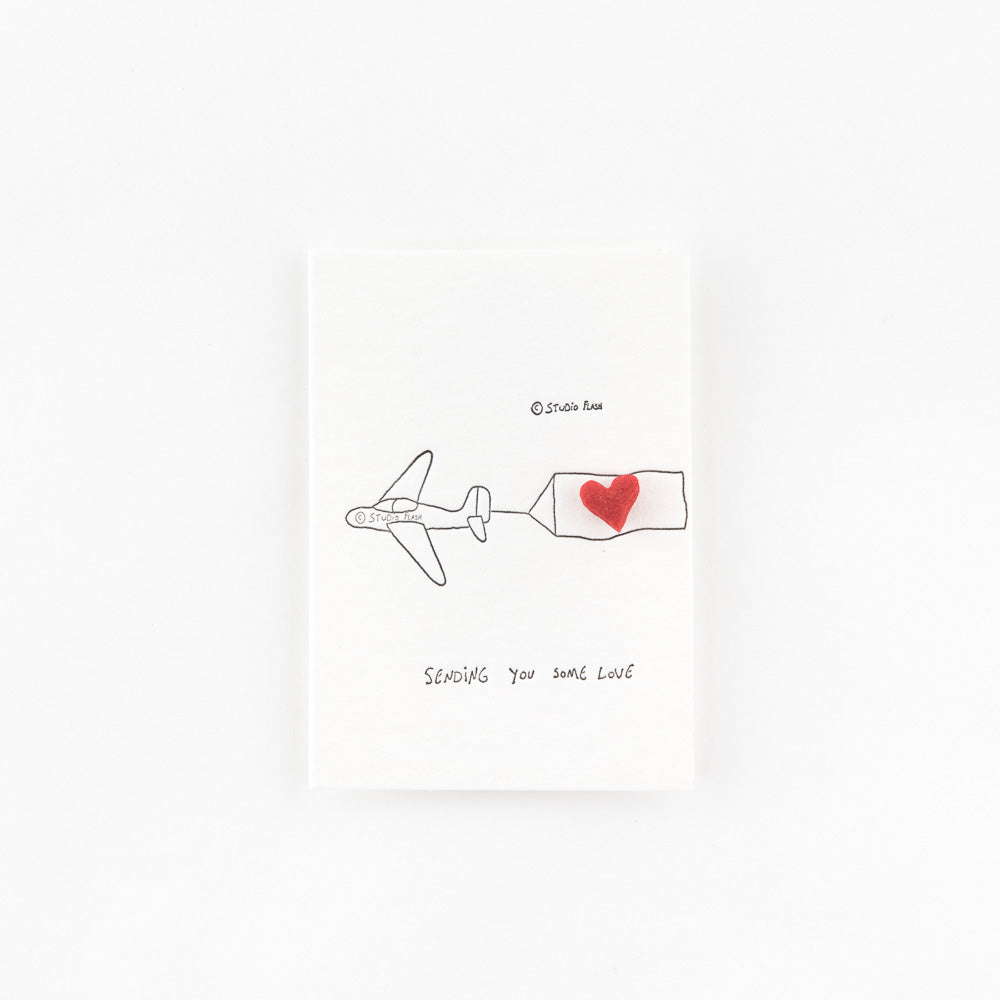 
            
                Laden Sie das Bild in den Galerie-Viewer, SENDING YOU SOME LOVE Airplane Pin Letterpress Karte
            
        