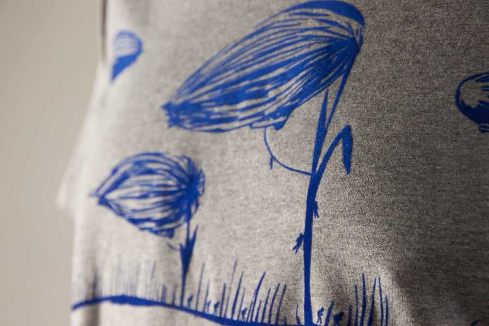 Zeppelin T-Shirt für Herren / Unisex (blauer Aufdruck)