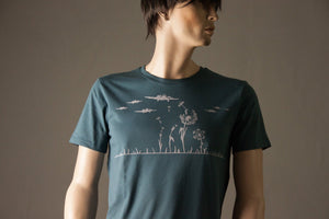 
            
                Load image into Gallery viewer, Pusteblume T-Shirt für Herren / Unisex (grauer Druck)
            
        