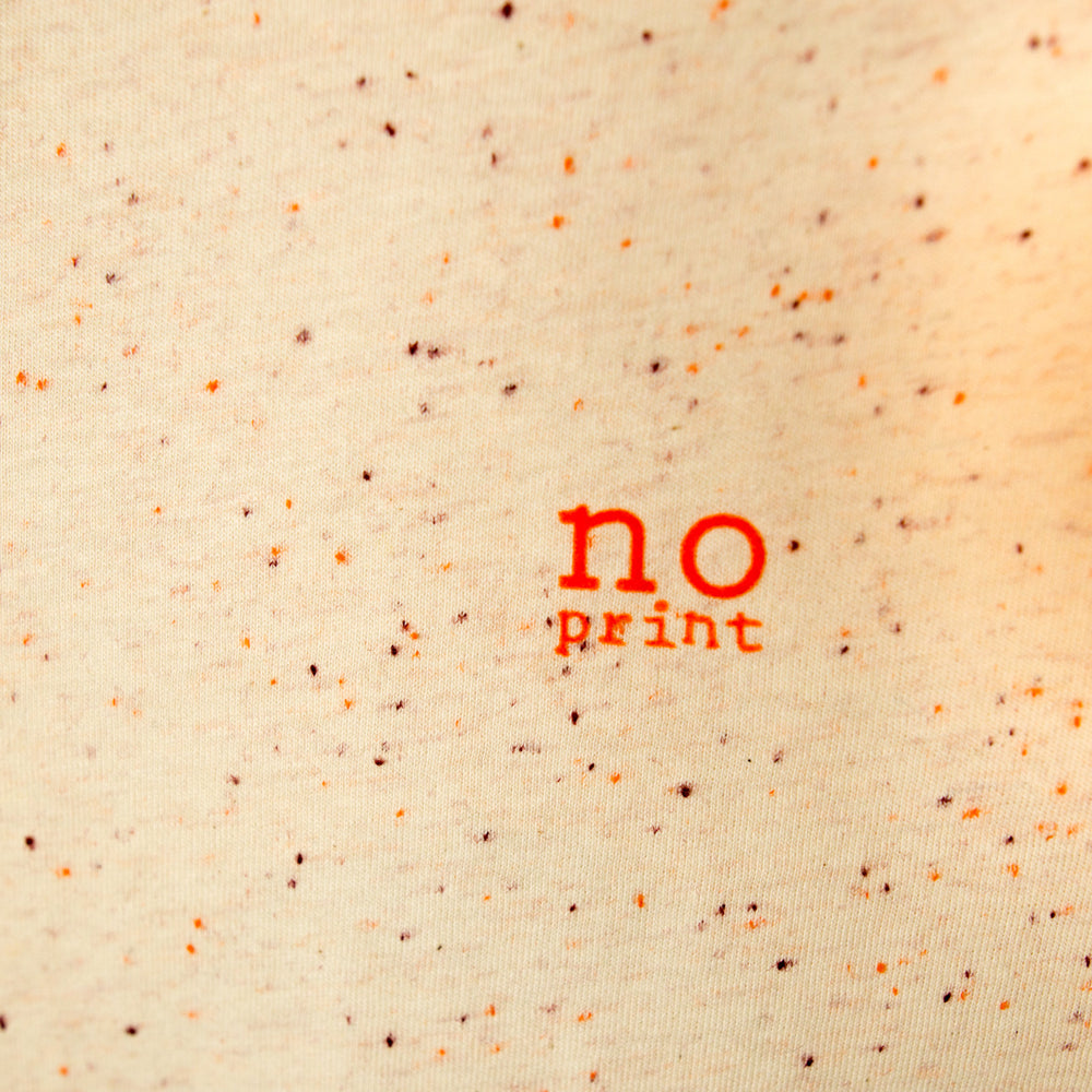 
                  
                    no Print bio Shirt für Frauen Damen t-Shirt mit tollem Muster aus Biobaumwolle oranger no print druck Farbe mandarine mit pünktchen
                  
                