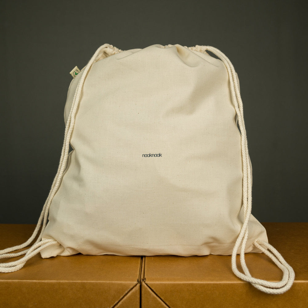 
                  
                    Veganer Rucksack mit Knoblauch Aufdruck, Bio Baumwolle Turnbeutel Farbe beige, multiple Persönlichkeit, für Festival bedruckter Sport Beutel
                  
                
