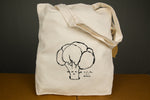 Einkaufstasche mit Brokkoli Aufdruck, Gemüse Jutebeutel für veganer Farbe natur beige Stoffbeutel aus Biobaumwolle, Tasche für den Einkauf