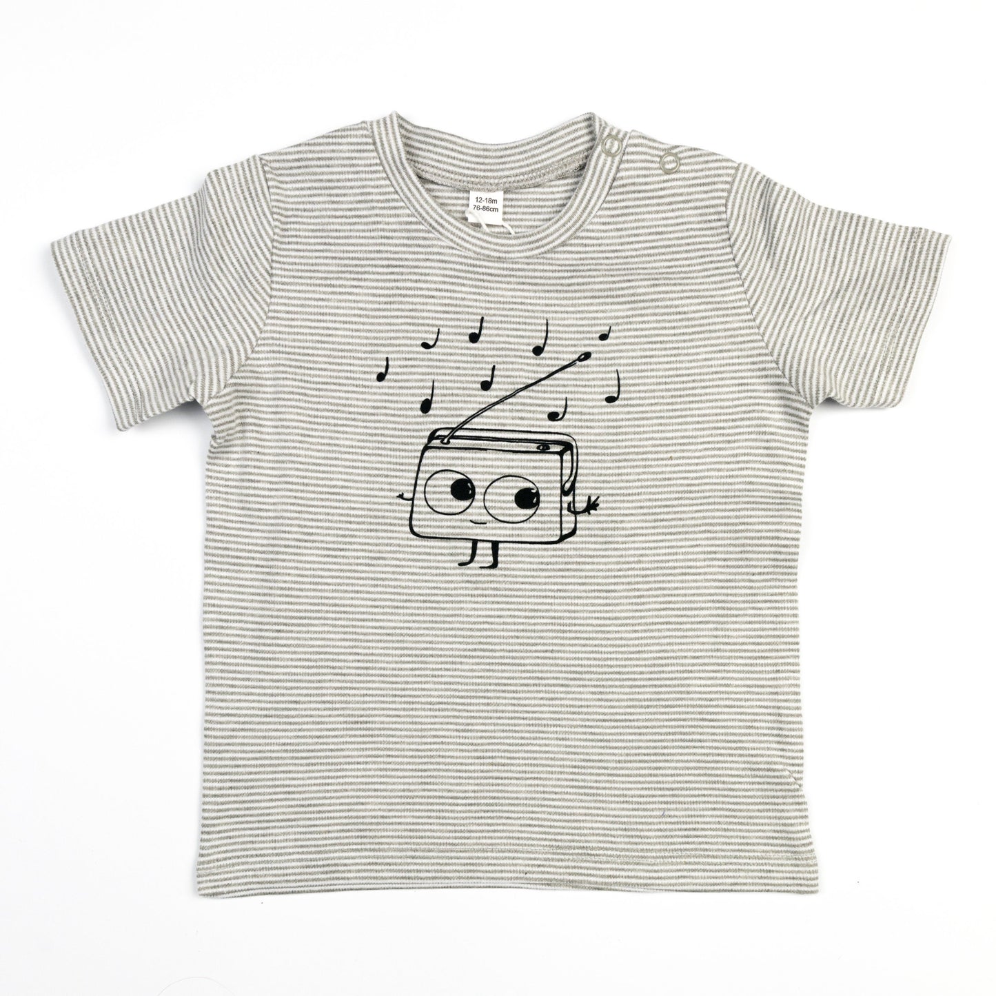 Gestreiftes Baby Shirt aus Bio Baumwolle