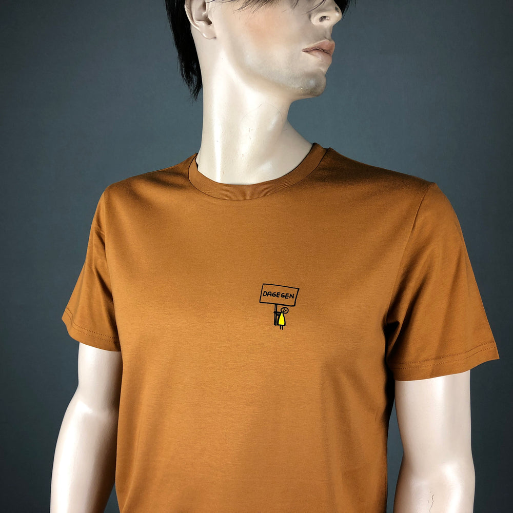 
                  
                    Männer T-Shirt Handy Dagegen Bio Shirt Demo dunkelgrau mit lustigem Druck Spruch Motiv aus Flock   + weitere Farben
                  
                