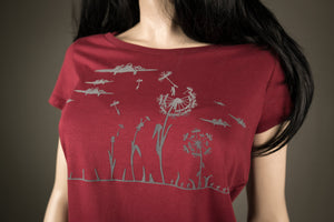 
            
                Load image into Gallery viewer, Pusteblume T-Shirt für Damen
            
        