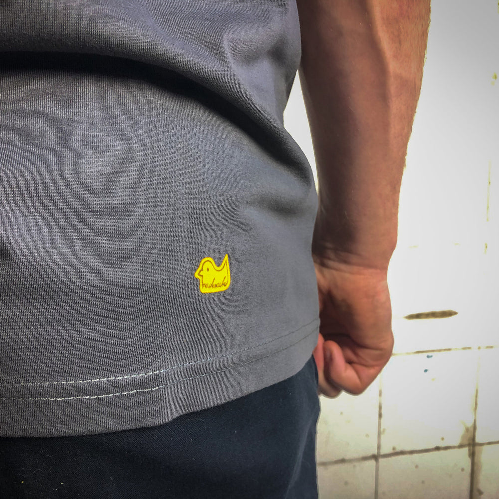 
                  
                    Männer T-Shirt Handy Dagegen Bio Shirt Demo dunkelgrau mit lustigem Druck Spruch Motiv aus Flock   + weitere Farben
                  
                